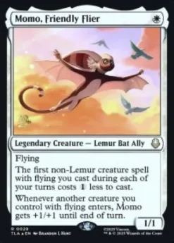 Momo, Friendly Flier (foil) - Avatar: The Last Airbender Prerelease Promo's