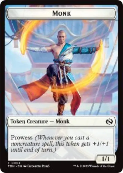 Monk token (1/1) - Tarkir: Dragonstorm
