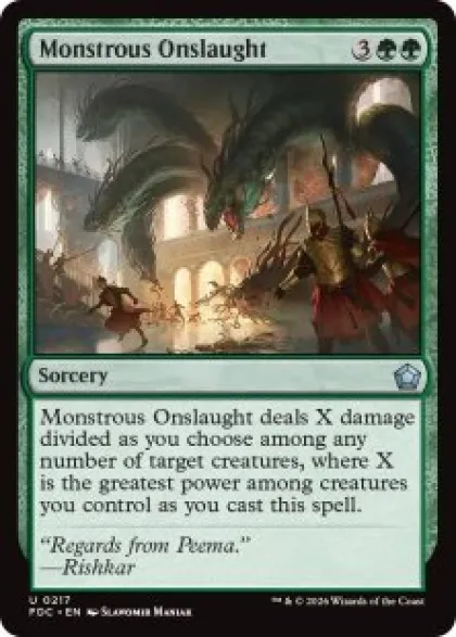 Monstrous Onslaught - Foundations Commander Decks
