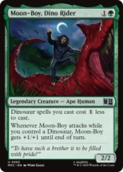 Moon-Boy, Dino Rider - Marvel Super Heroes Commander
