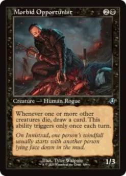 Morbid Opportunist (foil) (showcase) - Innistrad Remastered Varianten
