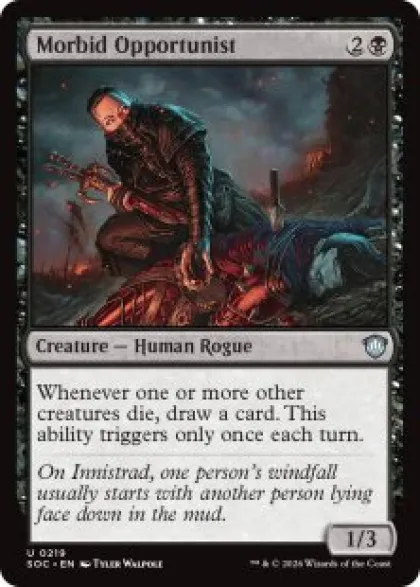 Morbid Opportunist - Secrets of Strixhaven Commander