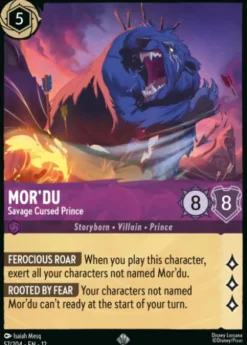 Mor'du, Savage Cursed Prince (foil) - Wilds Unknown