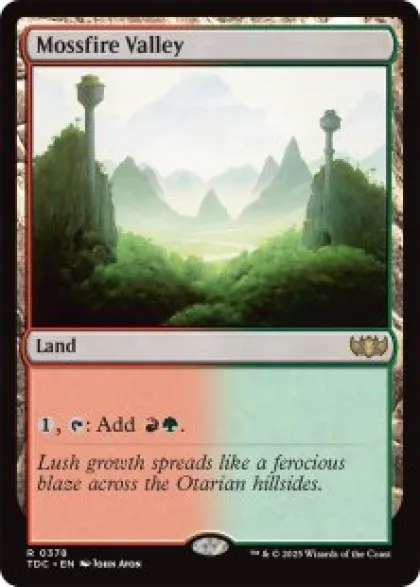 Mossfire Valley - Tarkir: Dragonstorm Commander