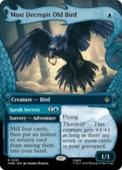 Most Decrepit Old Bird (#221) (borderless) - The Hobbit Varianten