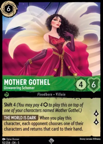 Mother Gothel, Unwavering Schemer (foil) - Shimmering Skies
