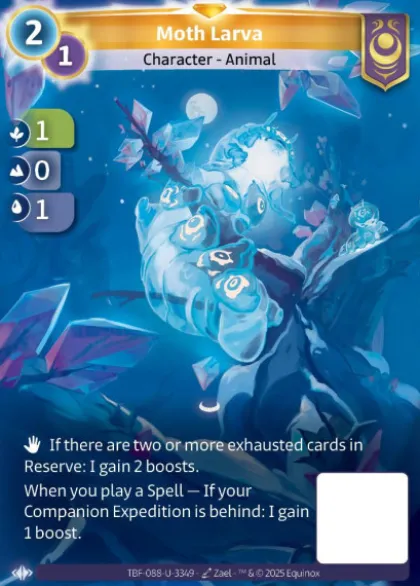 Moth Larva (U-3349) - Altered Trial by Frost