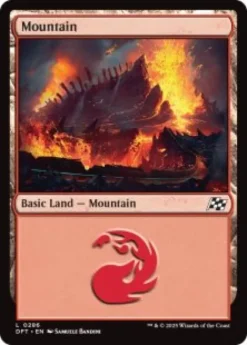 Mountain (#286) (foil) - Aetherdrift