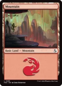 Mountain (#288) (foil) - Reality Fracture