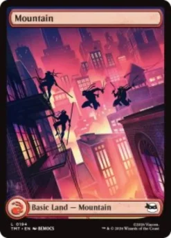 Mountain (#194) (full art) - Teenage Mutant Ninja Turtles