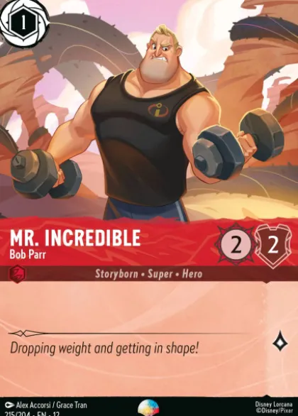 Mr. Incredible, Bob Parr (foil) (borderless) - Wilds Unknown