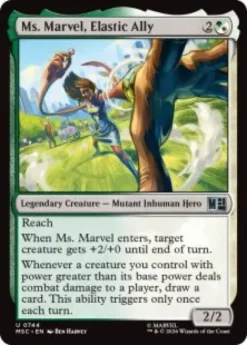 Ms. Marvel, Elastic Ally (foil) - Marvel Super Heroes Commander