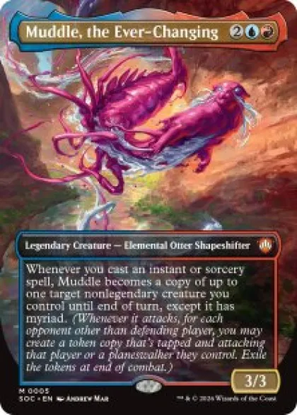 Muddle, the Ever-Changing (borderless) - Secrets of Strixhaven Commander