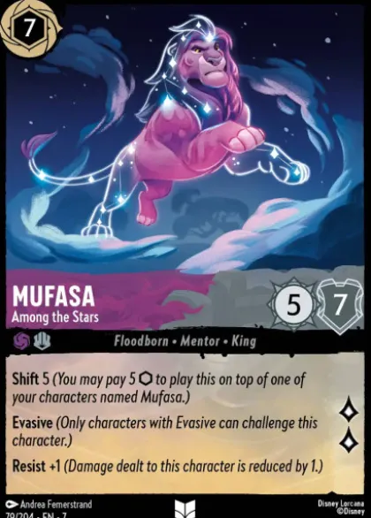 Mufasa, Among the Stars (foil) - Archazia's island
