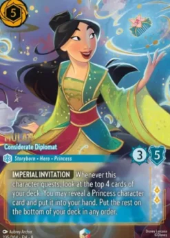 Mulan, Considerate Diplomat (foil) (borderless) - Fabled