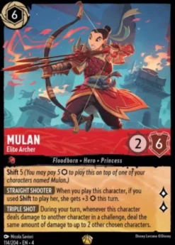 Mulan, Elite Archer (#114) (foil) - Ursula's Return