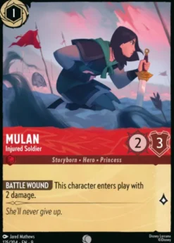 Mulan, Injured Soldier - Fabled