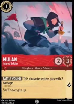 Mulan, Injured Soldier (foil) - Ursula's Return