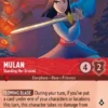 Mulan, Standing Her Ground (foil) (borderless) - Whispers in the Well