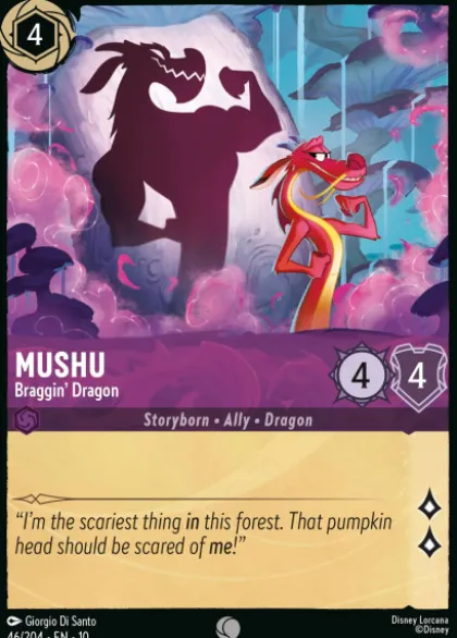 Mushu, Braggin' Dragon - Whispers