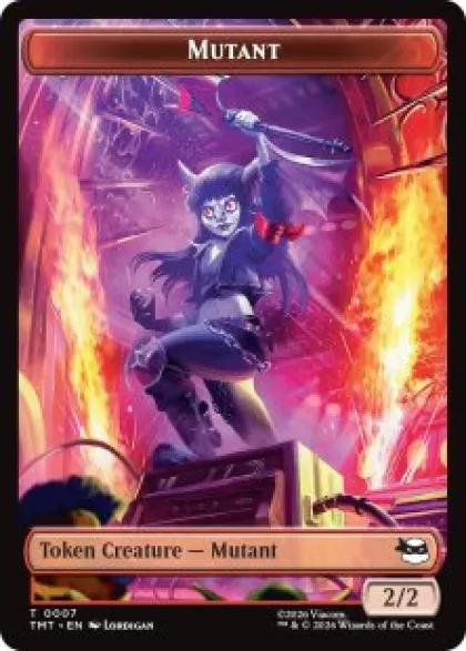Mutant token (foil) (2/2) - Teenage Mutant Ninja Turtles