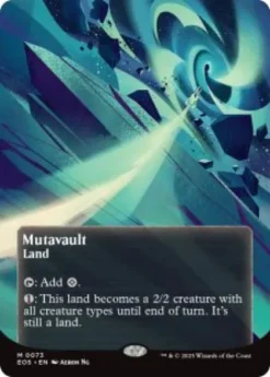 Mutavault (#73) (foil) (borderless) - Edge of Eternities Stellar Sights