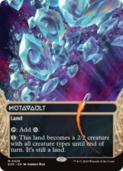 Mutavault (#28) (foil) (borderless) - Edge of Eternities Stellar Sights