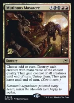 Mutinous Massacre (foil) - Edge of Eternities prerelease Promo's