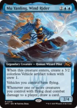 Mu Yanling, Wind Rider (#379) (foil) (extended art) - Aetherdrift Varianten