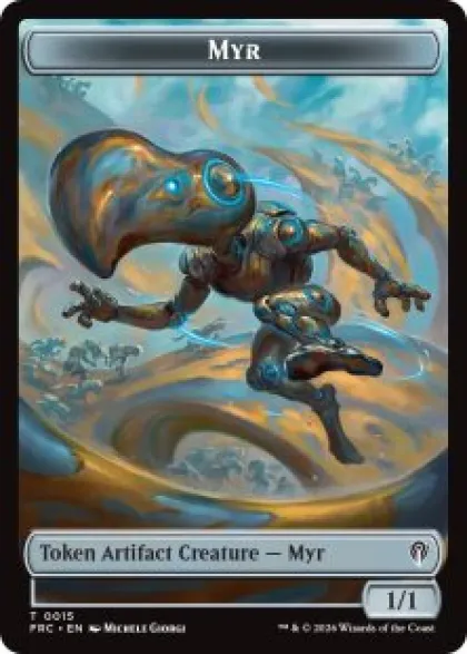 Myr token (1/1) - Reality Fracture Commander