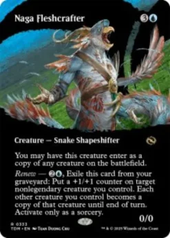 Naga Fleshcrafter (borderless) - Tarkir: Dragonstorm Varianten
