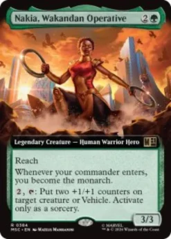 Nakia, Wakandan Operative (extended art) - Marvel Super Heroes Commander Varianten