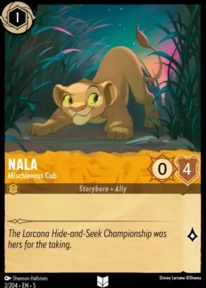 Nala, Mischievous Cub - Shimmering Skies