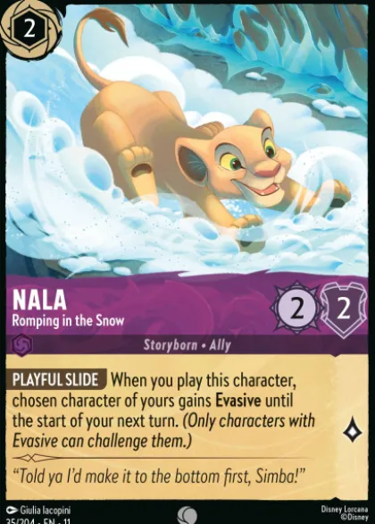Nala, Romping in the Snow - Winterspell