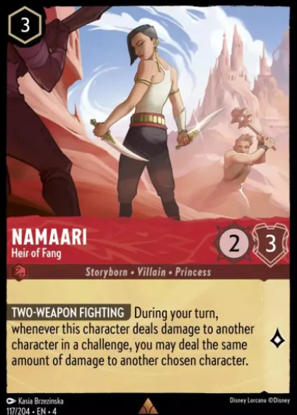 Namaari, Heir of Fang (foil) - Ursula's Return