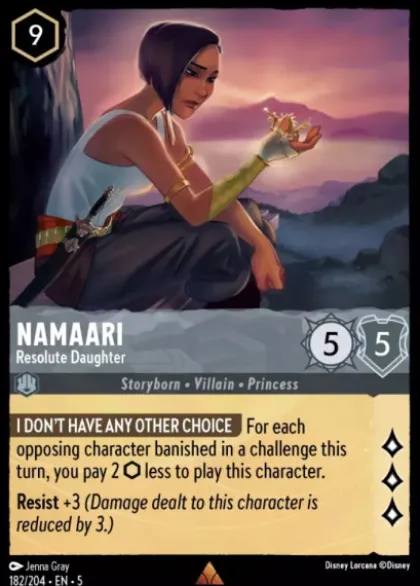 Namaari, Resolute Daughter (foil) - Shimmering Skies