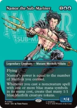 Namor the Sub-Mariner (#362) (borderless) - Marvel Super Heroes Varianten