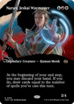 Narset, Jeskai Waymaster (#365) (foil) (borderless) - Tarkir: Dragonstorm Varianten