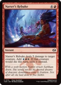Narset's Rebuke (foil) - Tarkir: Dragonstorm