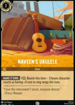 Naveen's Ukulele (foil) - Azurite Sea