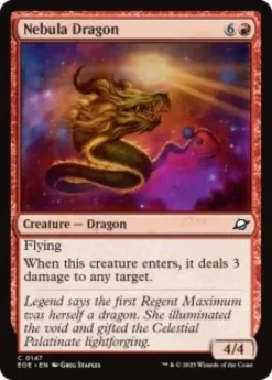 Nebula Dragon (foil) - Edge of Eternities