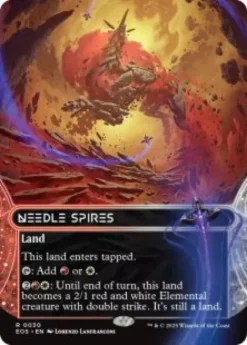 Needle Spires (#30) (foil) (borderless) - Edge of Eternities Stellar Sights