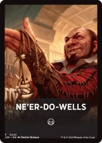 Ne'er-do-wells Front Card - Foundations Jumpstart
