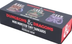 Nemesis Now - Dungeons & Dragons: Mini Monsters Tiny Tankards (120ml) (3 tiny tankards)