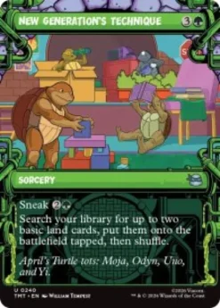 New Generation's Technique (showcase) - Teenage Mutant Ninja Turtles Varianten