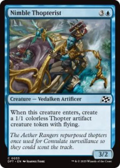 Nimble Thopterist (foil) - Aetherdrift