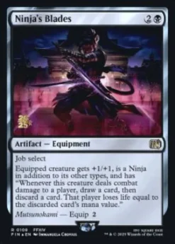 Ninja's Blades (foil) - Final Fantasy Prerelease Promo's