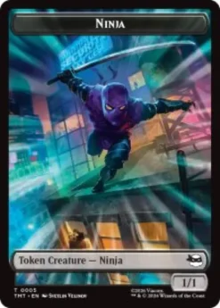 Ninja token (foil) (1/1) - Teenage Mutant Ninja Turtles