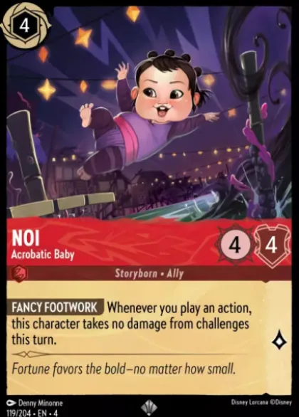 Noi, Acrobatic Baby (foil) - Ursula's Return