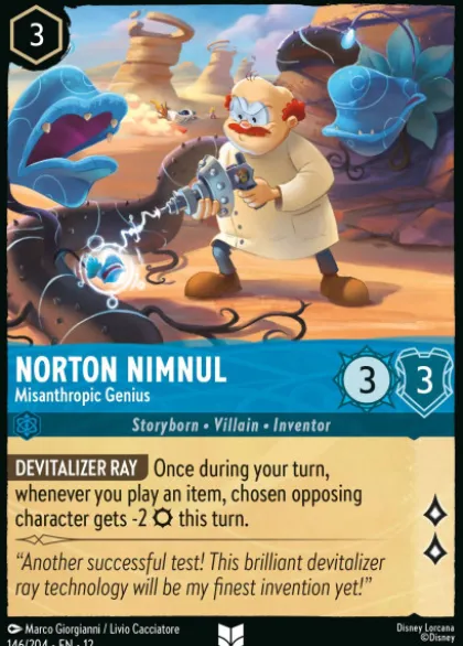Norton Nimnul, Misanthropic Genius (foil) - Wilds Unknown